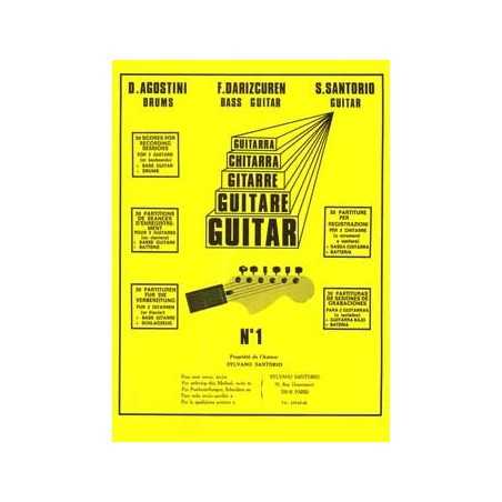 30 PARTITIONS DE SÉANCES D'ENREGISTREMENT (2 GUITARES)