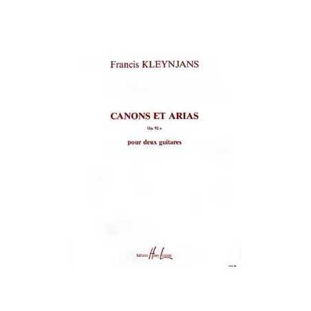 CANONS ET ARIAS OP.92A