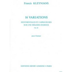 VARIATIONS SENTIMENTALES ET...