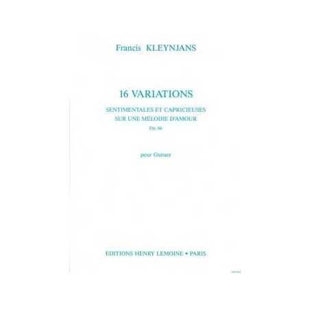 VARIATIONS SENTIMENTALES ET CAPRICIEUSES OP.66