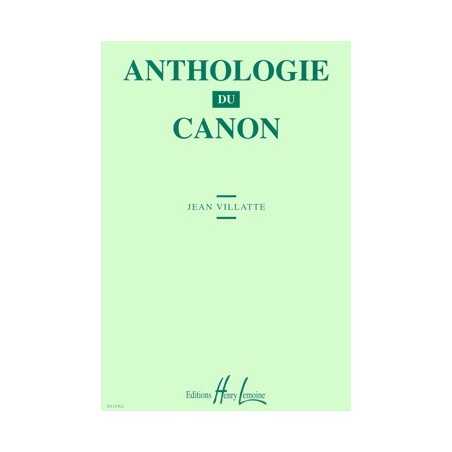 ANTHOLOGIE DU CANON