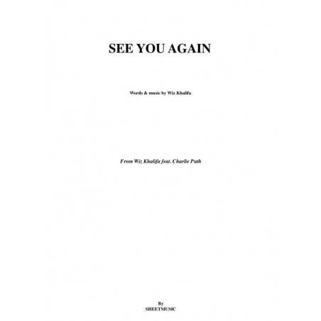 SEE YOU AGAIN
