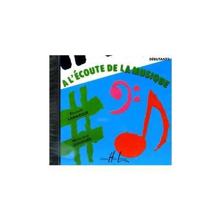 CD A L'ÉCOUTE DE LA MUSIQUE DÉBUTANT