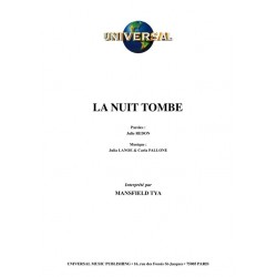 LA NUIT TOMBE