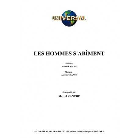 LES HOMMES S'ABÎMENT