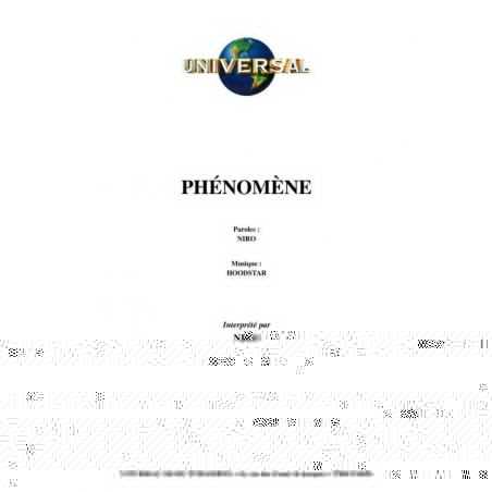 PHÉNOMÈNE
