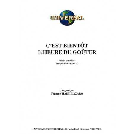 C’EST BIENTÔT L’HEURE DU GOÛTER