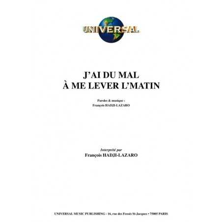 J’AI DU MAL À ME LEVER L’MATIN