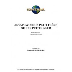 JE VAIS AVOIR UN PETIT...