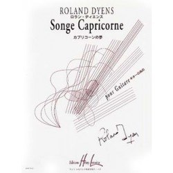 Sheet music SONGE CAPRICORNE Roland DYENS