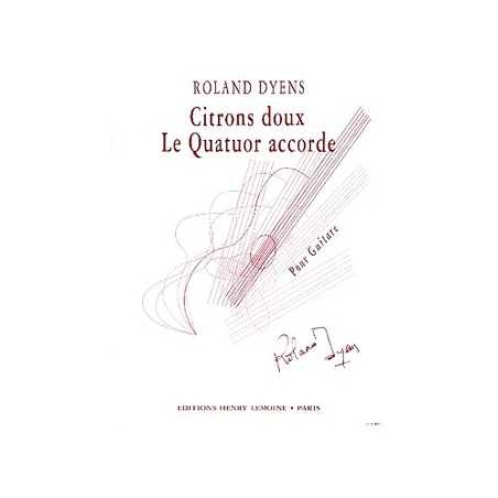 CITRONS DOUX ET LE QUATUOR ACCORDE