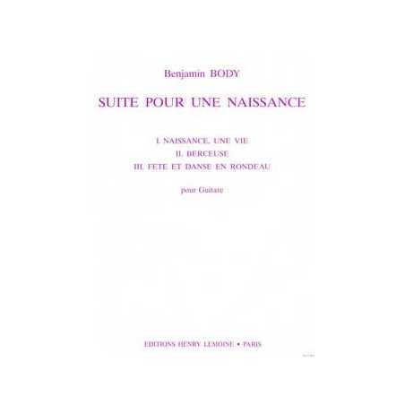 SUITE POUR UNE NAISSANCE