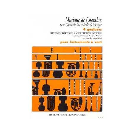 4 QUATUORS (INSTRUMENTS À VENT)