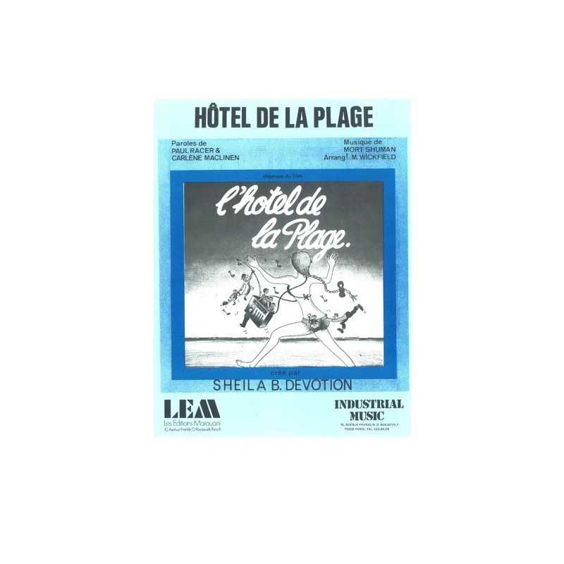 Sheet music HÔTEL DE LA PLAGE Sheila B. DEVOTION pdf