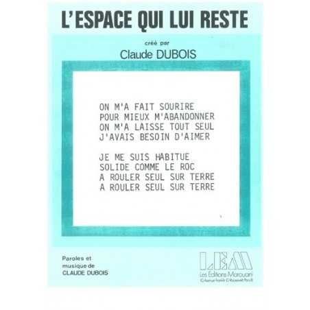 L'ESPACE QUI LUI RESTE
