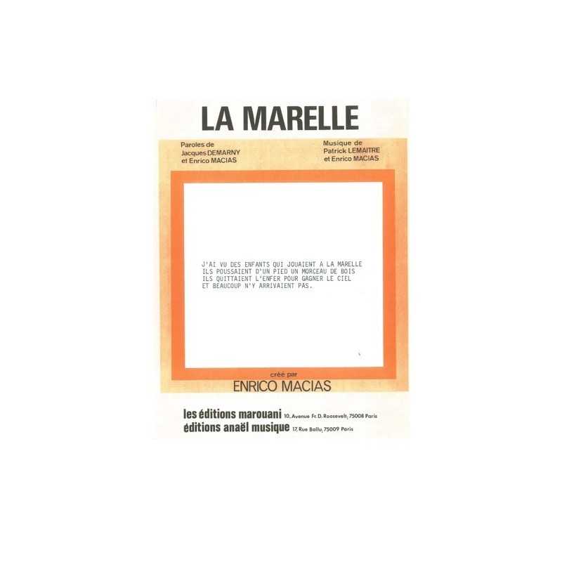 Partition LA MARELLE Enrico MACIAS pdf