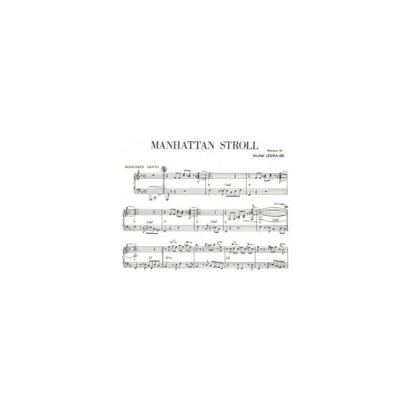 Partition MANHATTAN STROLL Michel LEGRAND