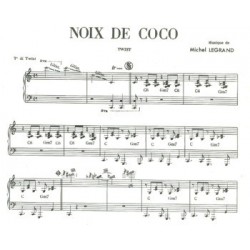 Partition NOIX DE COCO Michel LEGRAND