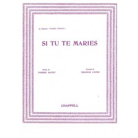 SI TU TE MARIES