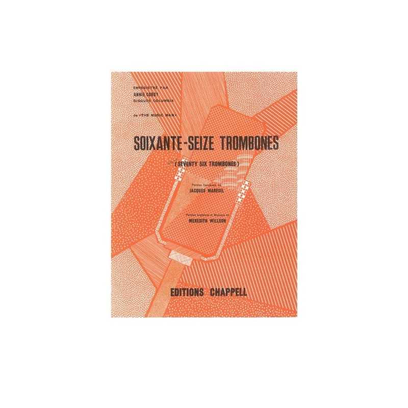 Sheet music SOIXANTE-SEIZE TROMBONES Annie CORDY PDF