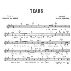 Partition TEARS Michel LEGRAND