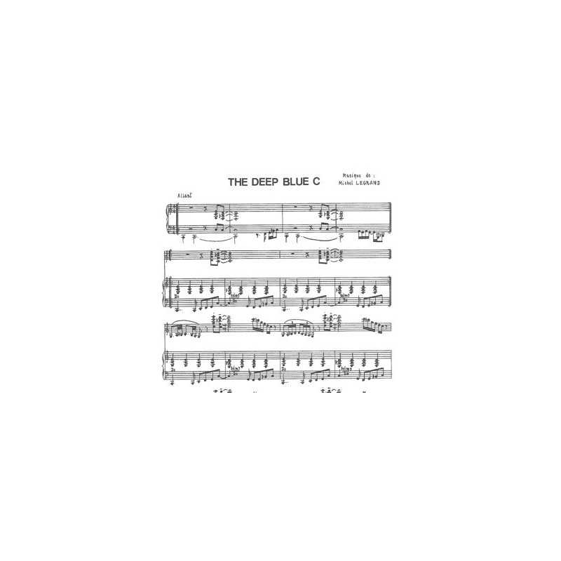 Partition THE DEEP BLUE C Michel LEGRAND