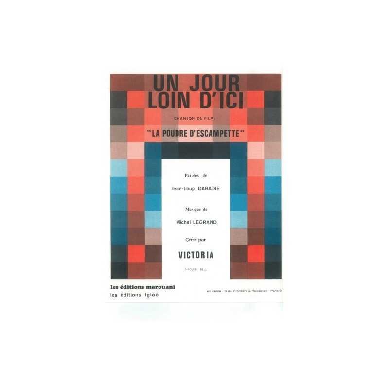 Partition UN JOUR LOIN D'ICI VICTORIA pdf