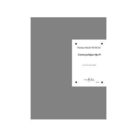 CARNET POÉTIQUE OP.39