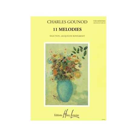 11 MÉLODIES (VOIX MOYENNE ET PIANO)