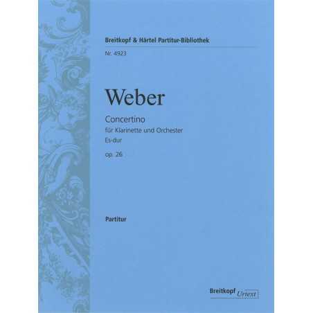 CONCERTINO OP.26 POUR CLARINETTE