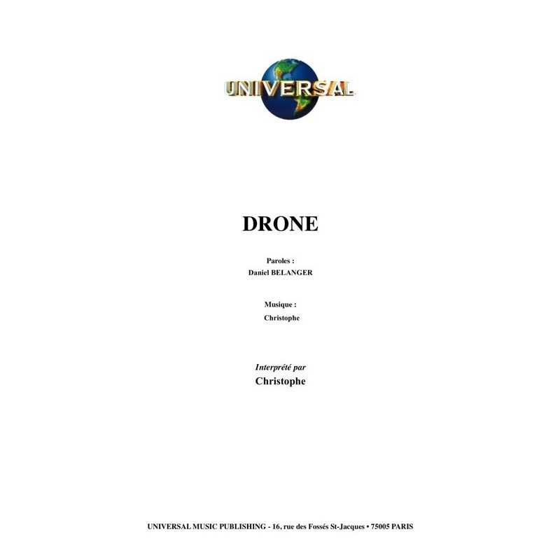 Partition DRONE Christophe Daniel BELANGER Les Vestiges Du Chaos