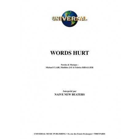 WORDS HURT