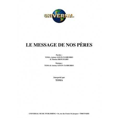 LE MESSAGE DE NOS PÈRES