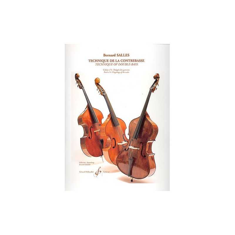 TECHNIQUE DE LA CONTREBASSE VOLUME 4 - DOIGTES DES GAMMES