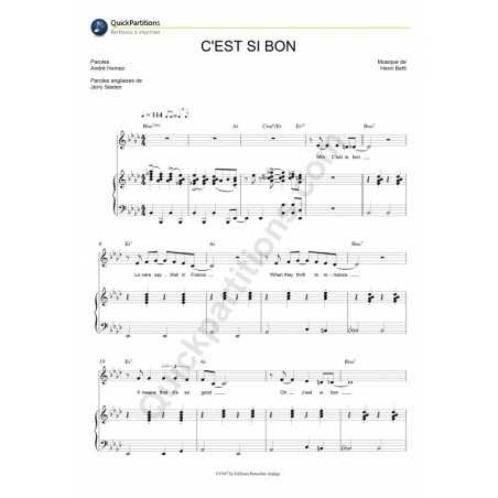 C'EST SI BON