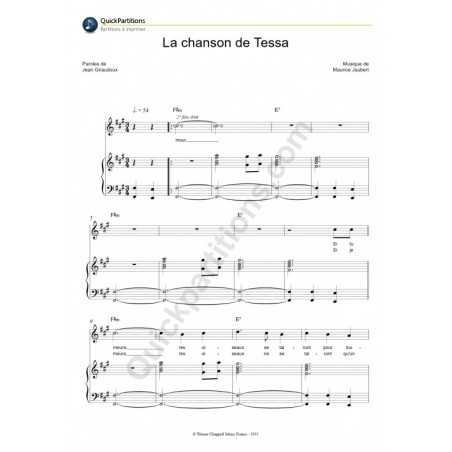 LA CHANSON DE TESSA