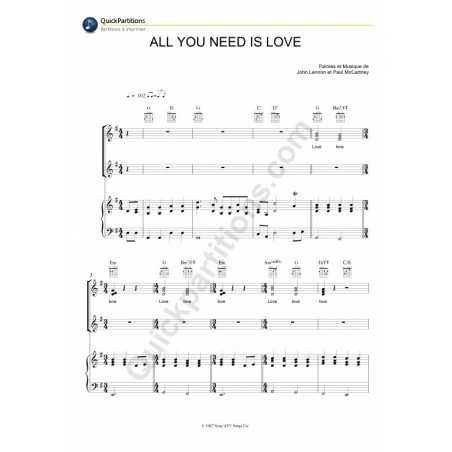 ALL YOU NEED IS LOVE