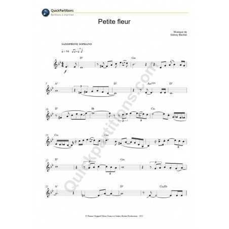 PETITE FLEUR (SAXOPHONE SOPRANO)