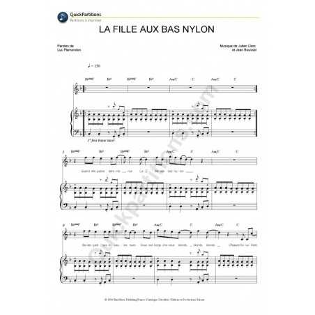 LA FILLE AUX BAS NYLON