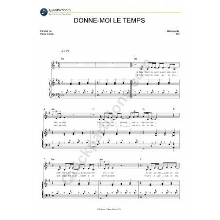 DONNE-MOI LE TEMPS