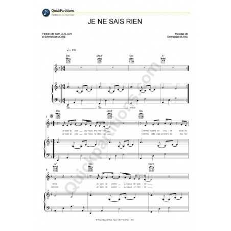 JE NE SAIS RIEN