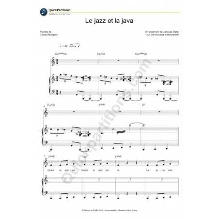 LE JAZZ ET LA JAVA