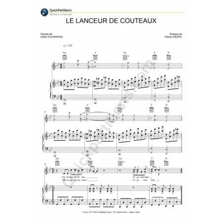 LE LANCEUR DE COUTEAUX