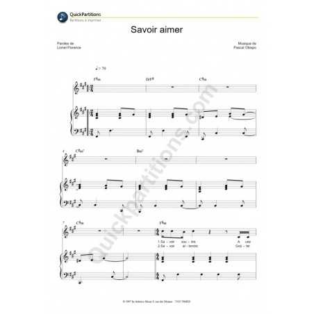 SAVOIR AIMER