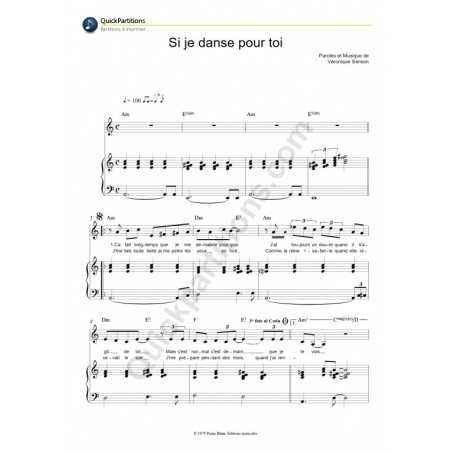 SI JE DANSE POUR TOI