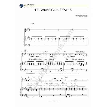 LE CARNET À SPIRALES