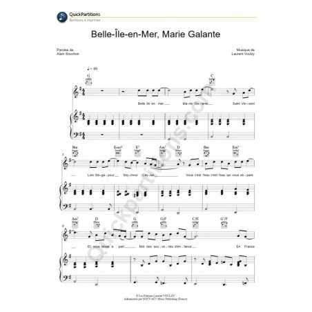 BELLE ILE EN MER, MARIE GALANTE
