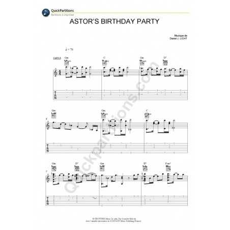 ASTOR'S BIRTHDAY PARTY (BO DEXTER)