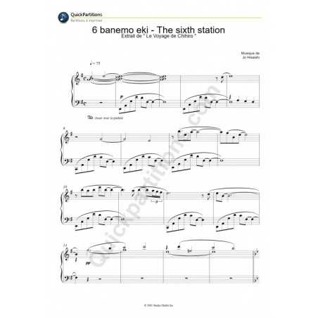 THE SIXTH STATION (LE VOYAGE DE CHIHIRO)
