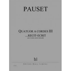 QUATUOR À CORDES III...